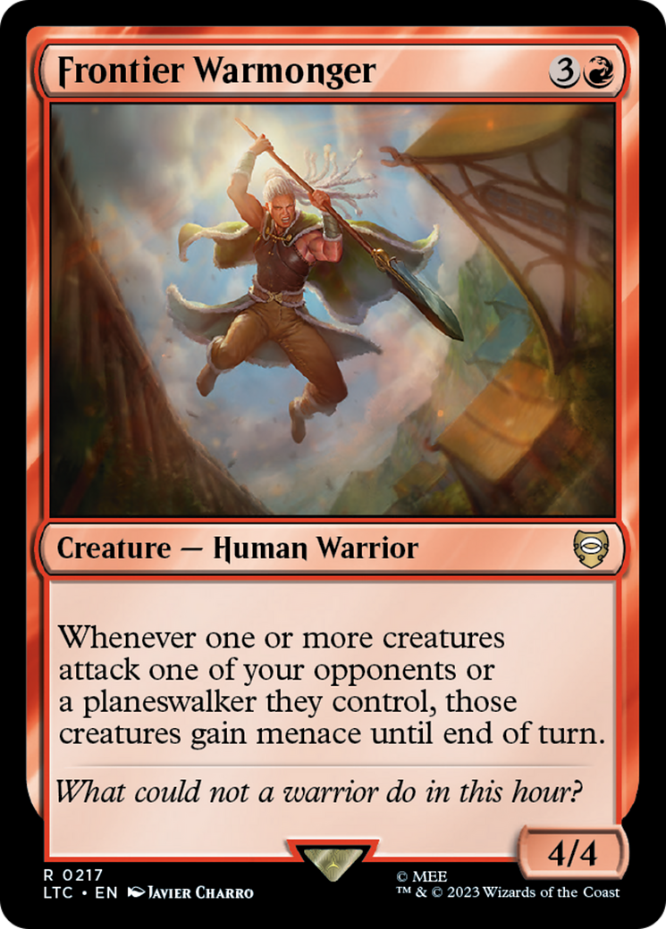 Image of Frontier Warmonger (LTC-217) - Tales of Middle-earth Commander
