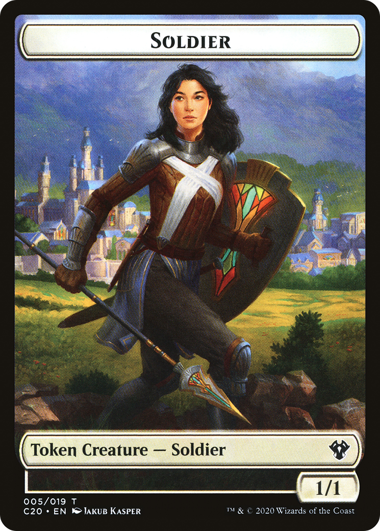 Image of Soldier (TC20-005) - Commander 2020 Tokens