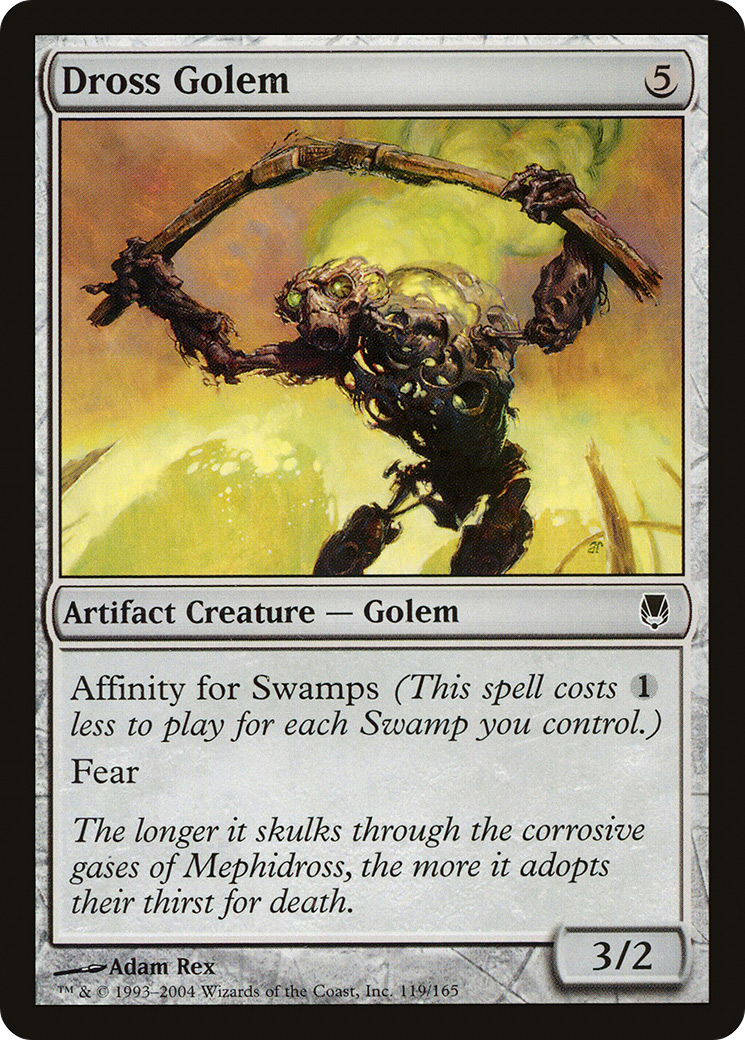 Image of Dross Golem (DST-119) - Darksteel