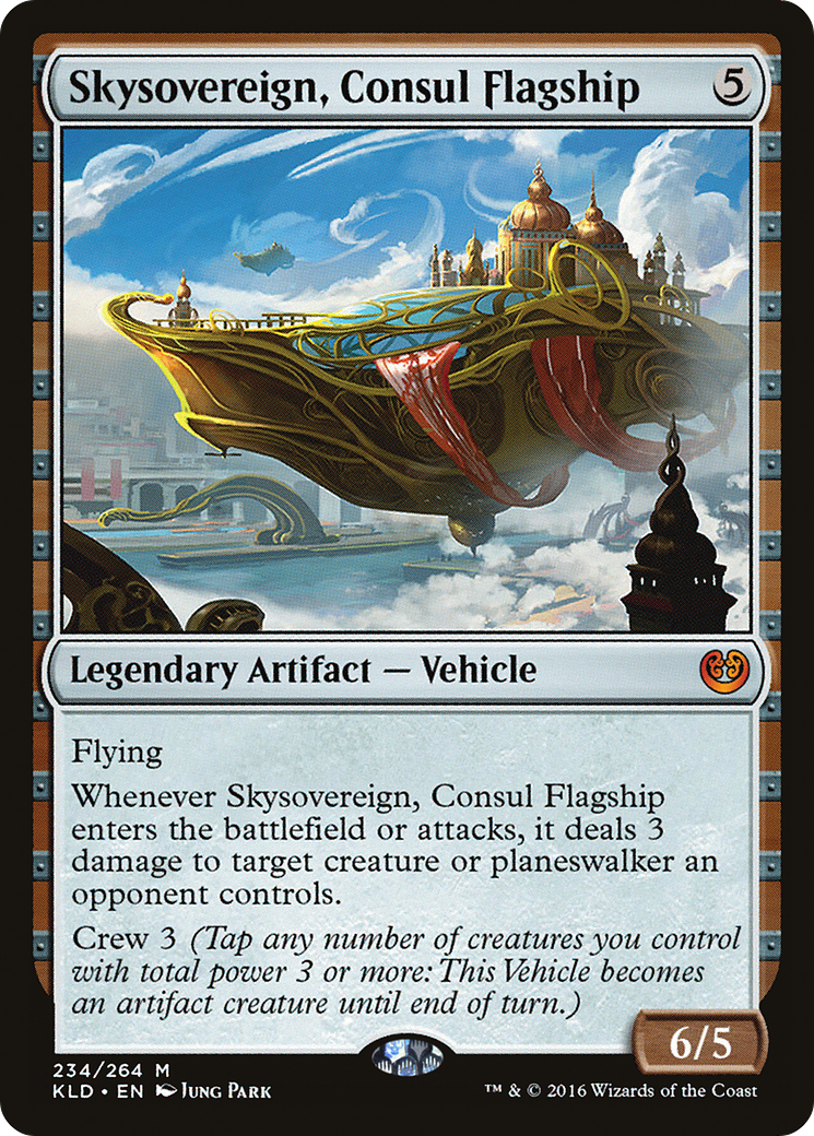 Image of Skysovereign, Consul Flagship (KLD-234) - Kaladesh Foil