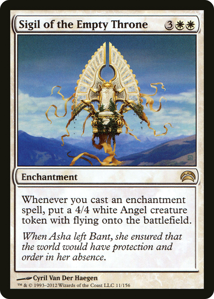 Image of Sigil of the Empty Throne (PC2-011) - Planechase 2012