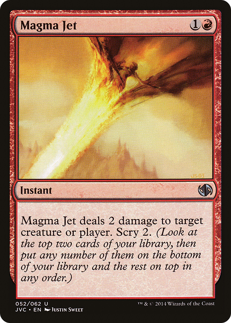 Image of Magma Jet (DD3-) - Duel Decks Anthology: Jace vs. Chandra