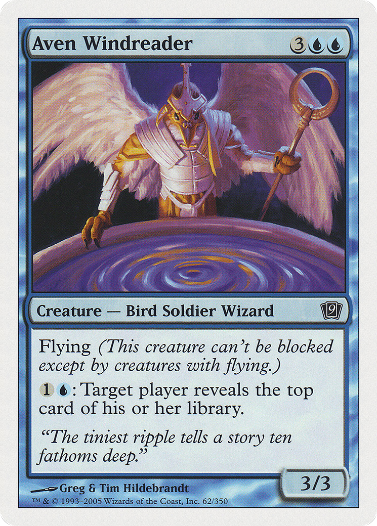 Image of Aven Windreader (9ED-062) - 9th Edition Foil