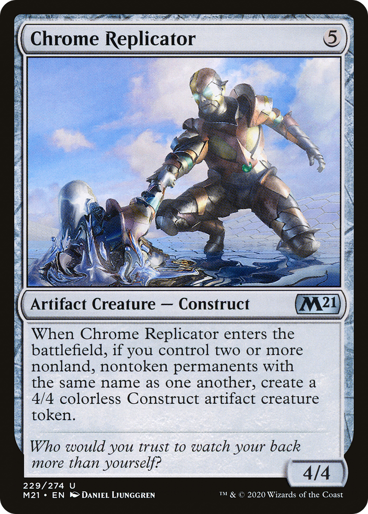 Image of Chrome Replicator (M21-229) - Core Set 2021 Foil