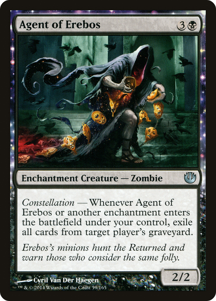 Image of Agent of Erebos (JOU-059) - Journey into Nyx: (enchantment) Foil