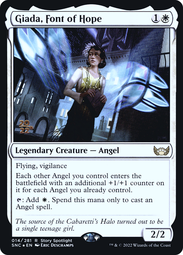 Image of Giada, Font of Hope (PRE-014) - Streets of New Capenna Promos Foil