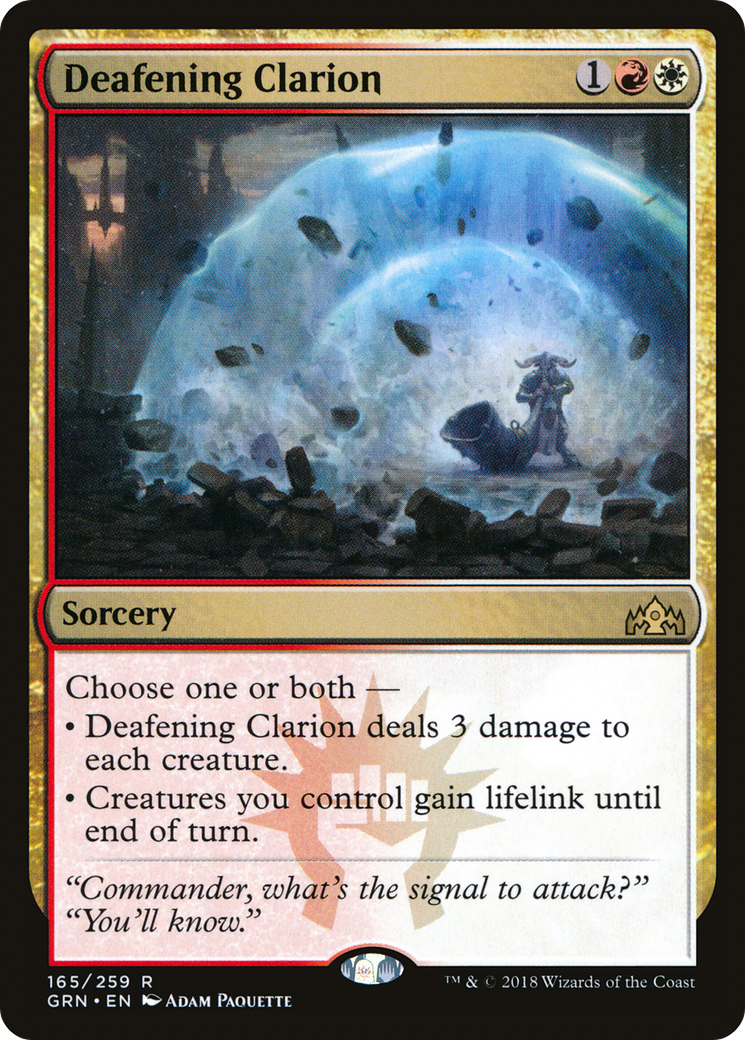 Image of Deafening Clarion (GRN-165) - Guilds of Ravnica