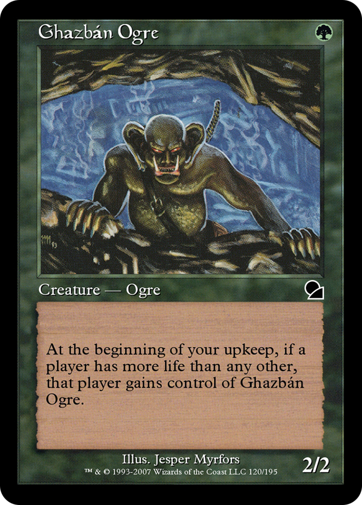 Image of Ghazbán Ogre (ME1-120) - Masters Edition Foil
