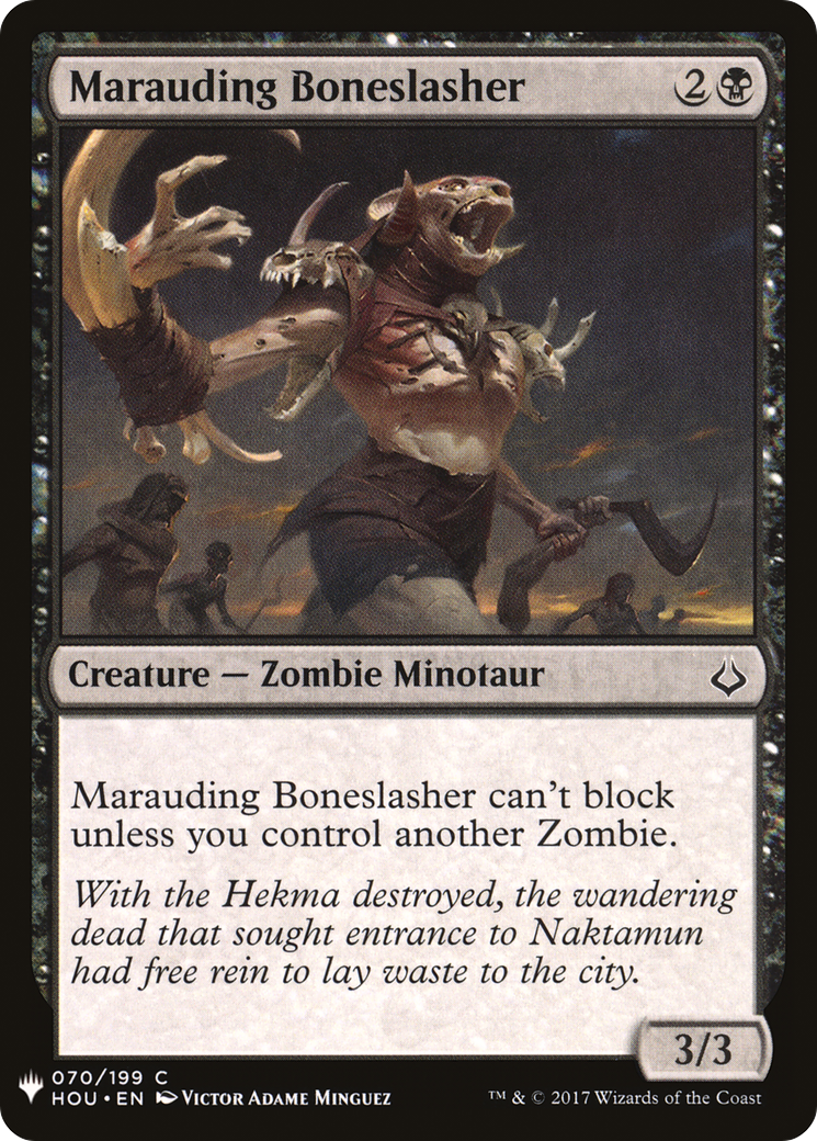 Image of Marauding Boneslasher (LIST-070) - The List
