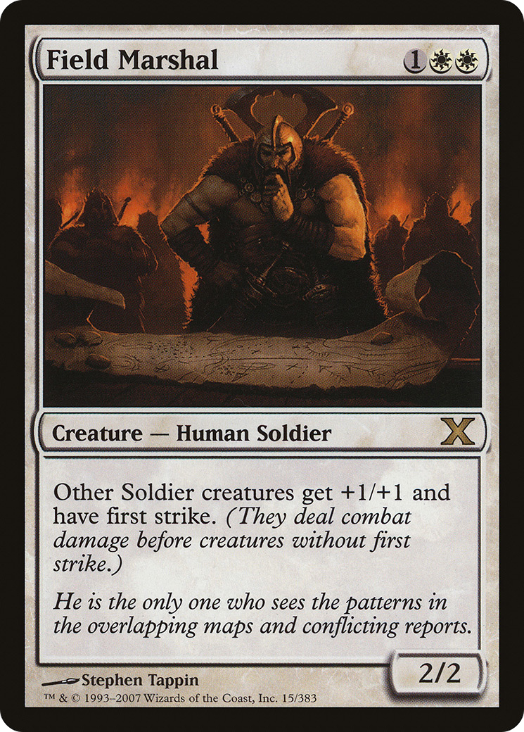 Image of Field Marshal (10E-015) - Tenth Edition