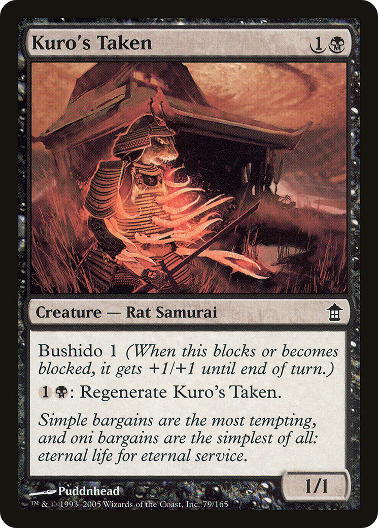 Image of Kuro's Taken (SOK-079) - Saviors of Kamigawa Foil
