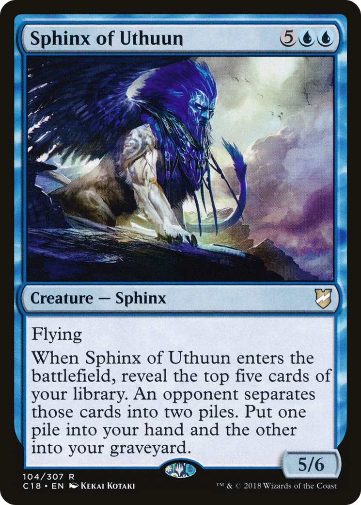 Image of Sphinx of Uthuun (C18-104) - Commander 2018