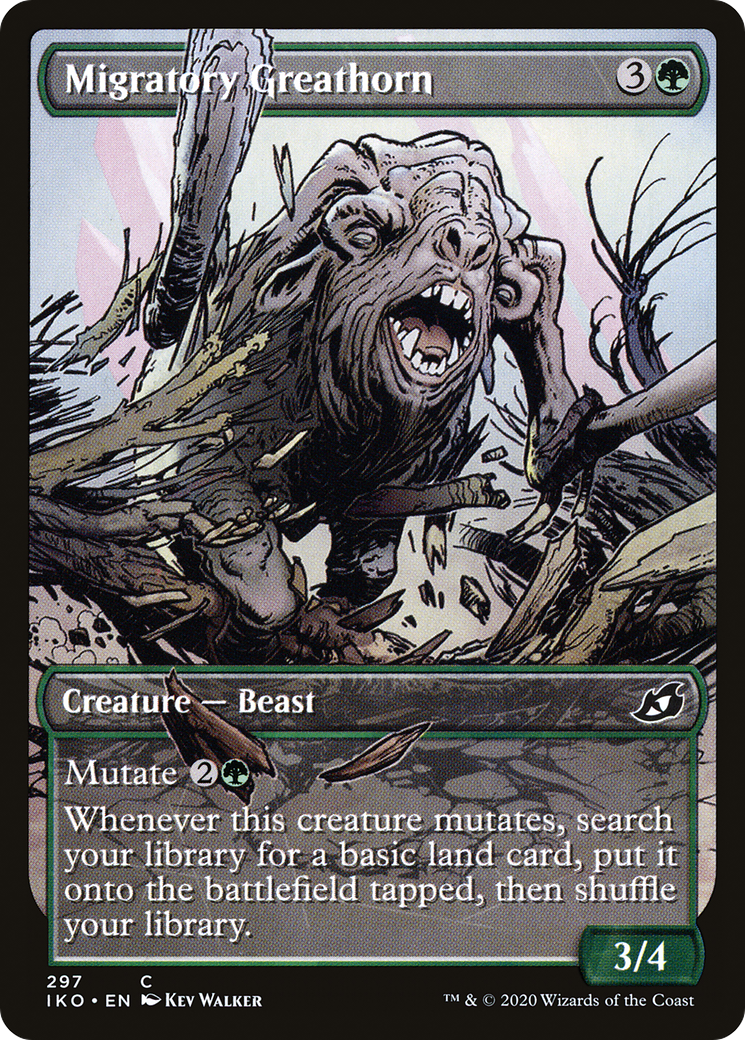 Image of Migratory Greathorn (Showcase) (IKO-297) - Ikoria: Lair of Behemoths: (Showcase)