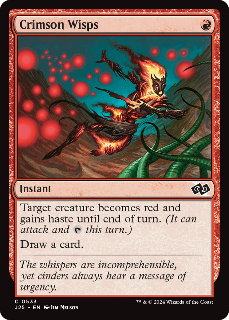 Image of Crimson Wisps (J25-533) - Foundations Jumpstart