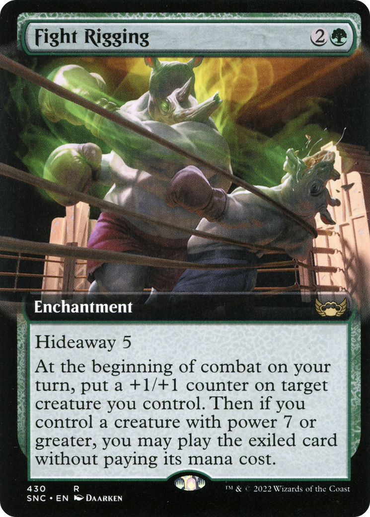Image of Fight Rigging (Extended Art) (SNC-430) - Streets of New Capenna: (Extended Art) Foil