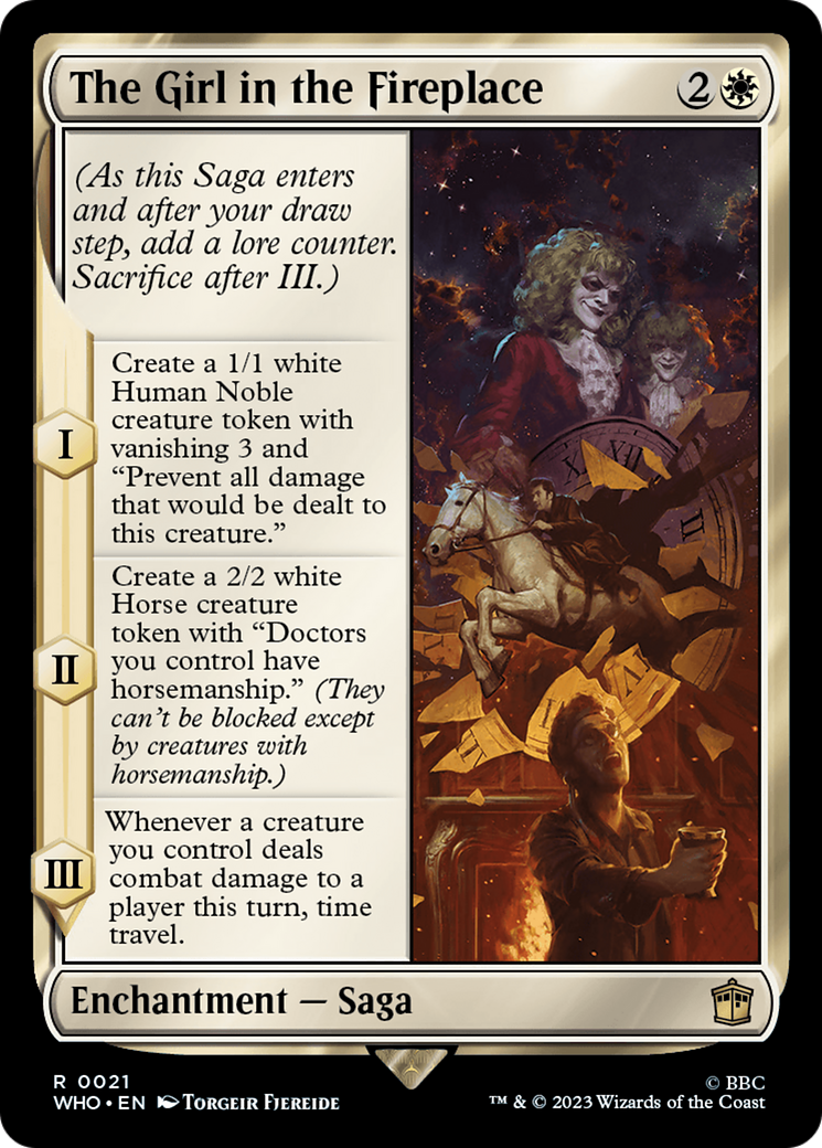 Image of The Girl in the Fireplace (WHO-021) - Doctor Who Foil
