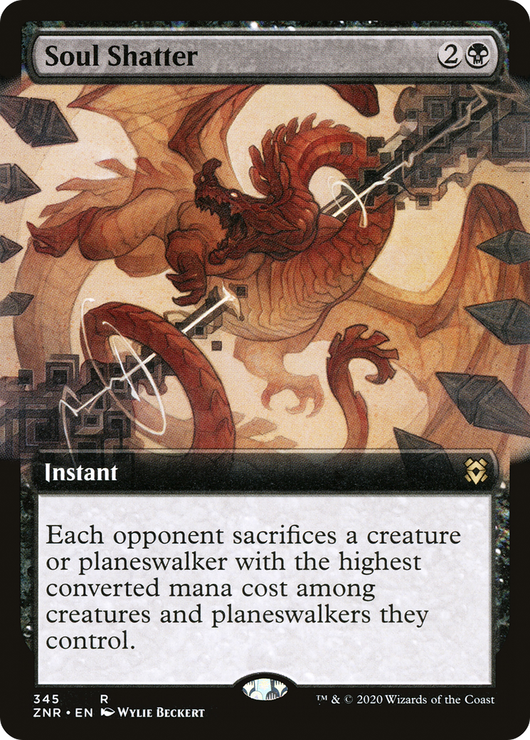 Image of Soul Shatter (Extended Art) (ZNR-345) - Zendikar Rising: (Extended Art)