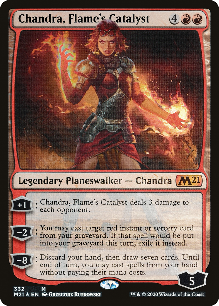 Image of Chandra, Flame's Catalyst (M21-332) - Core Set 2021 Foil