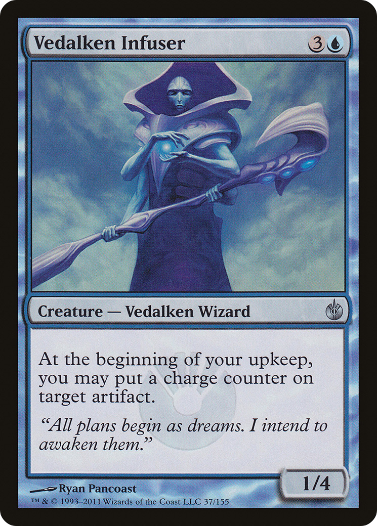 Image of Vedalken Infuser (MBS-037) - Mirrodin Besieged Foil