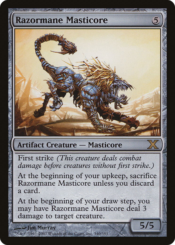 Image of Razormane Masticore (10E-340) - Tenth Edition