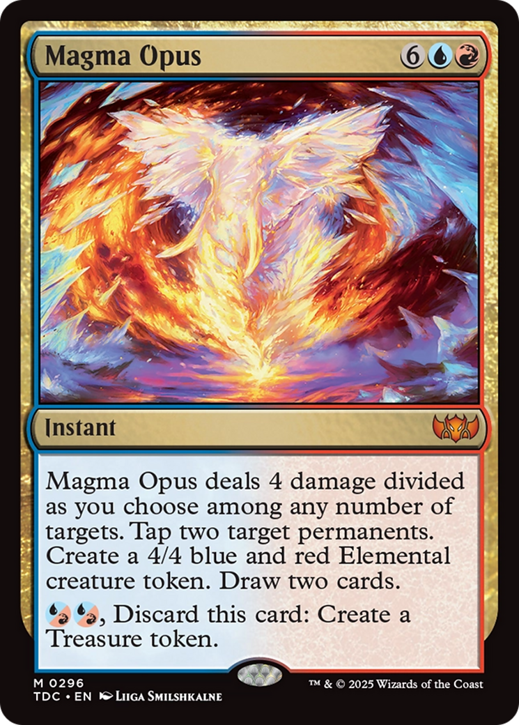 Image of Magma Opus (TDC-296) - Commander: Tarkir: Dragonstorm