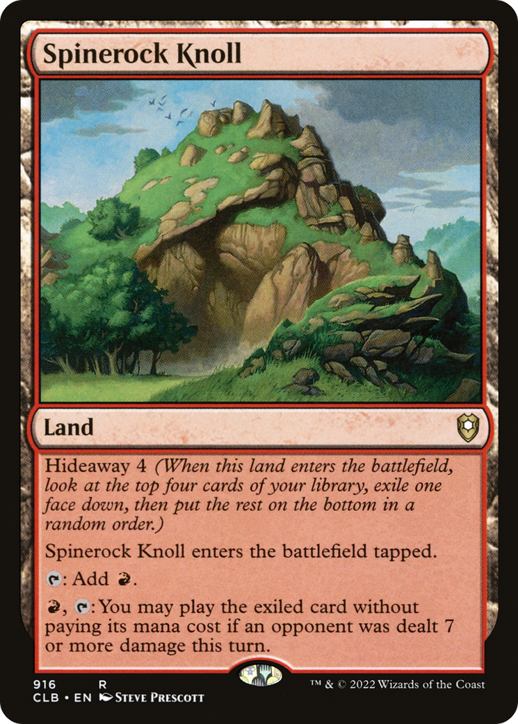 Image of Spinerock Knoll (CLB-916) - Commander Legends: Battle for Baldur's Gate