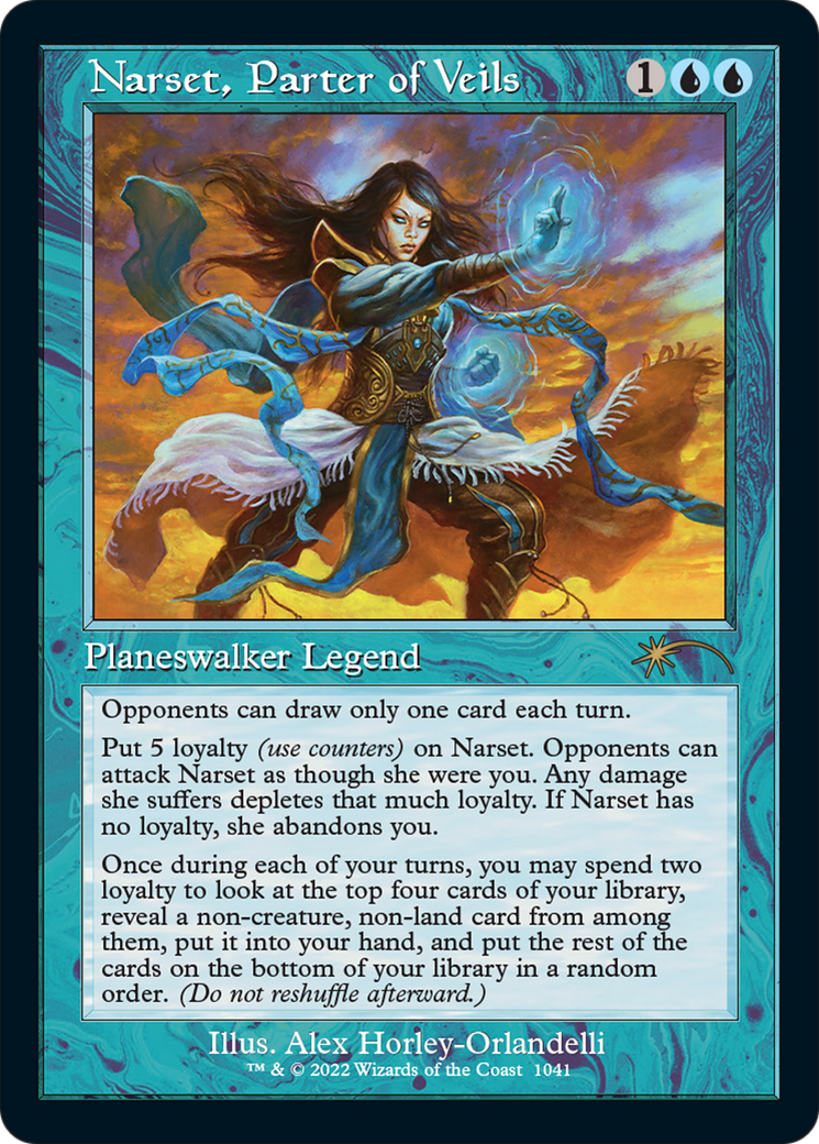 Image of Narset, Parter of Veils (Retro Frame) (SLD-1041) - Secret Lair Drop
