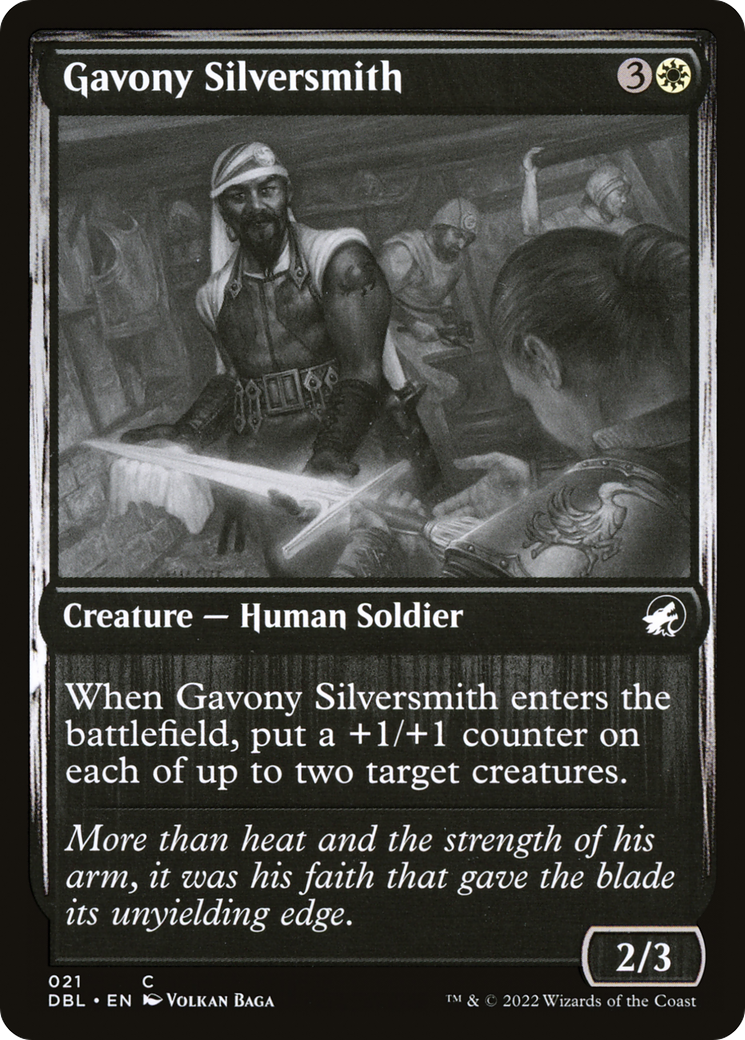 Image of Gavony Silversmith (DBL-021) - Innistrad: Double Feature