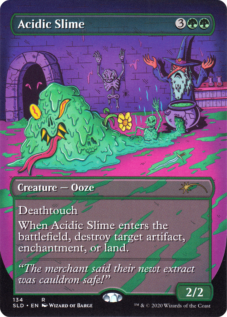 Image of Acidic Slime (SLD-134) - Secret Lair Drop (Borderless)