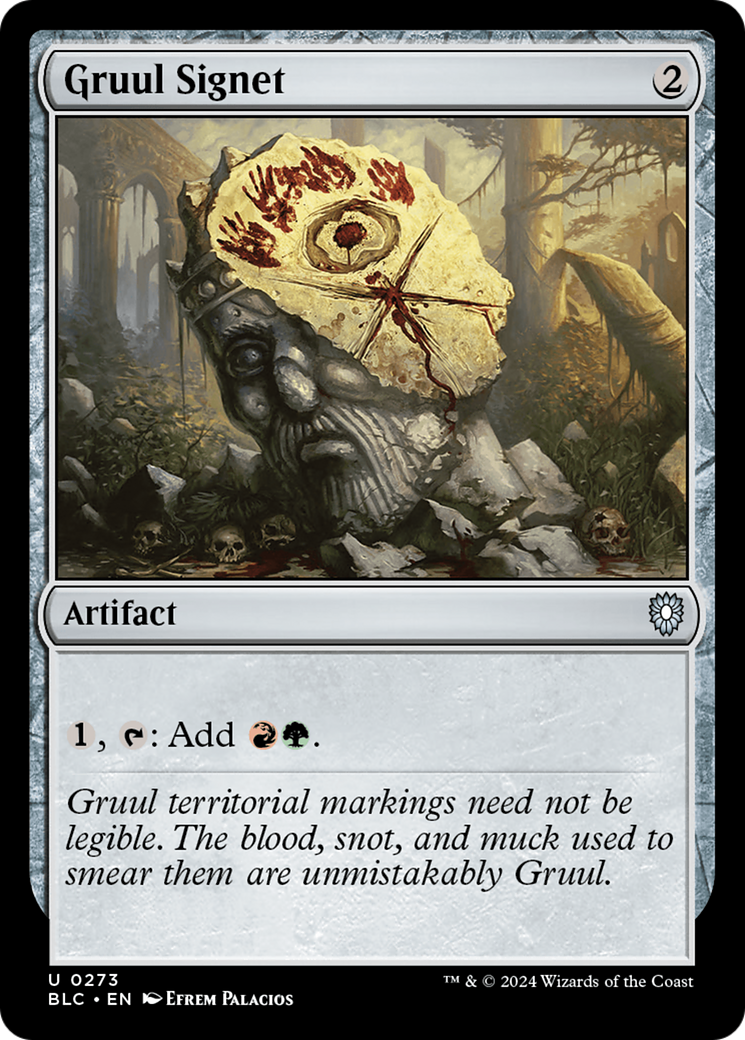 Image of Gruul Signet (BLC-273) - Bloomburrow Commander