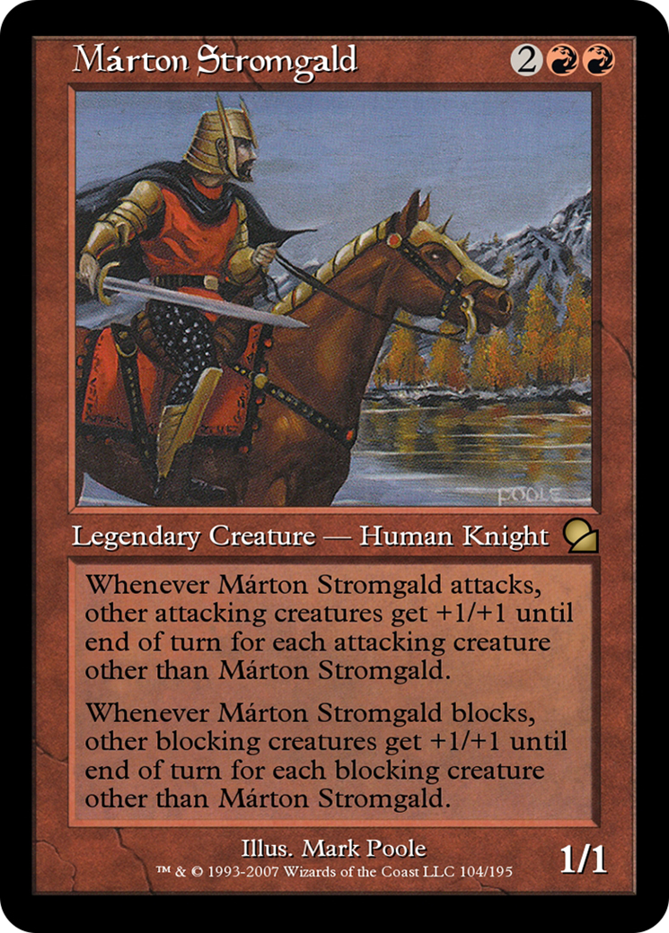 Image of Márton Stromgald (ME1-104) - Masters Edition Foil