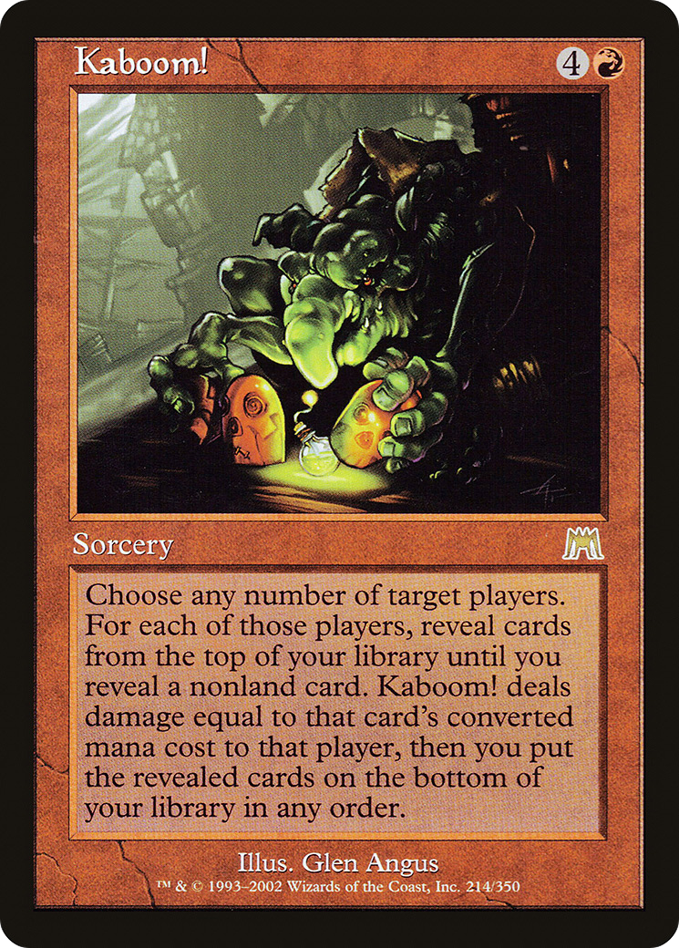 Image of Kaboom! (ONS-214) - Onslaught Foil