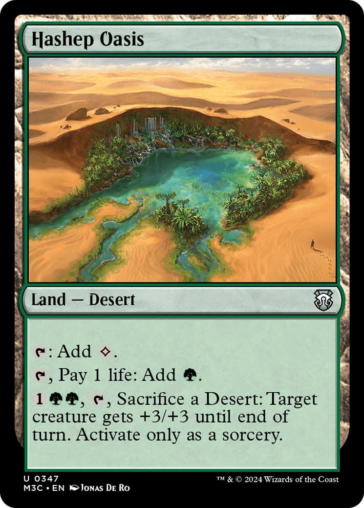 Image of Hashep Oasis (M3C-347) - Modern Horizons 3 Commander