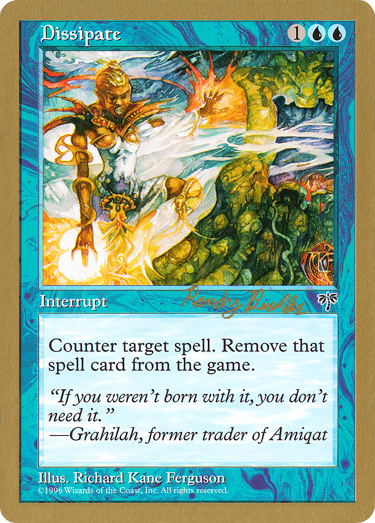 Image of Dissipate - 1998 Randy Buehler (MIR) (WCD-) - World Championship Decks 1998