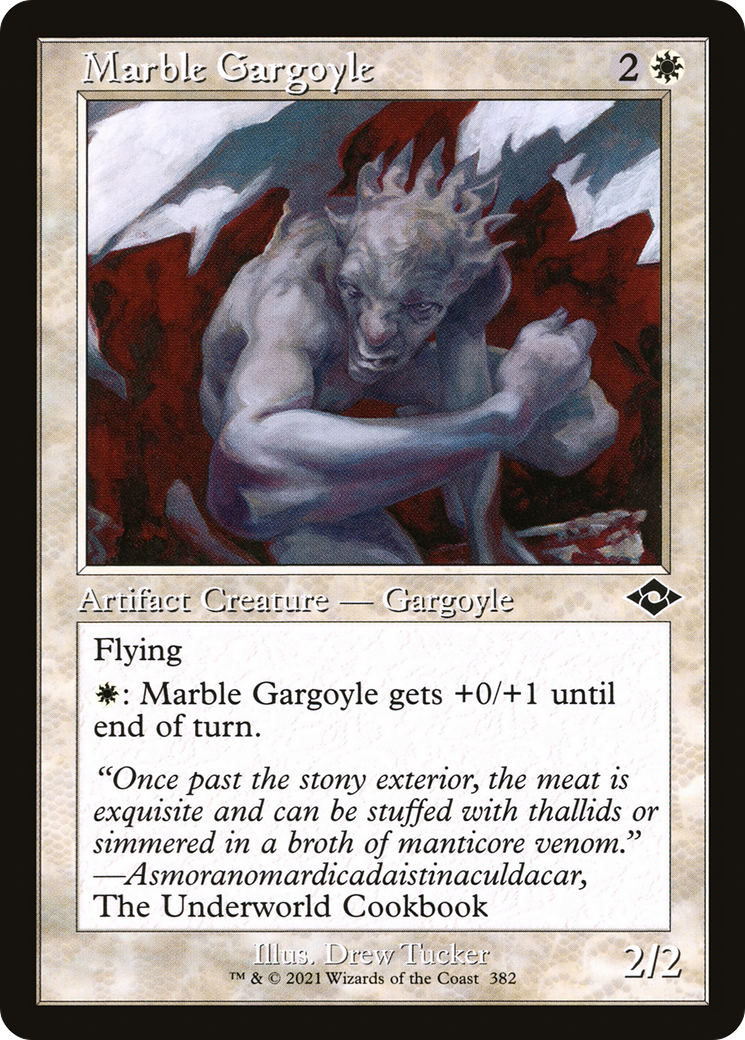 Image of Marble Gargoyle (Retro Frame) (MH2-382) - Modern Horizons 2 Foil