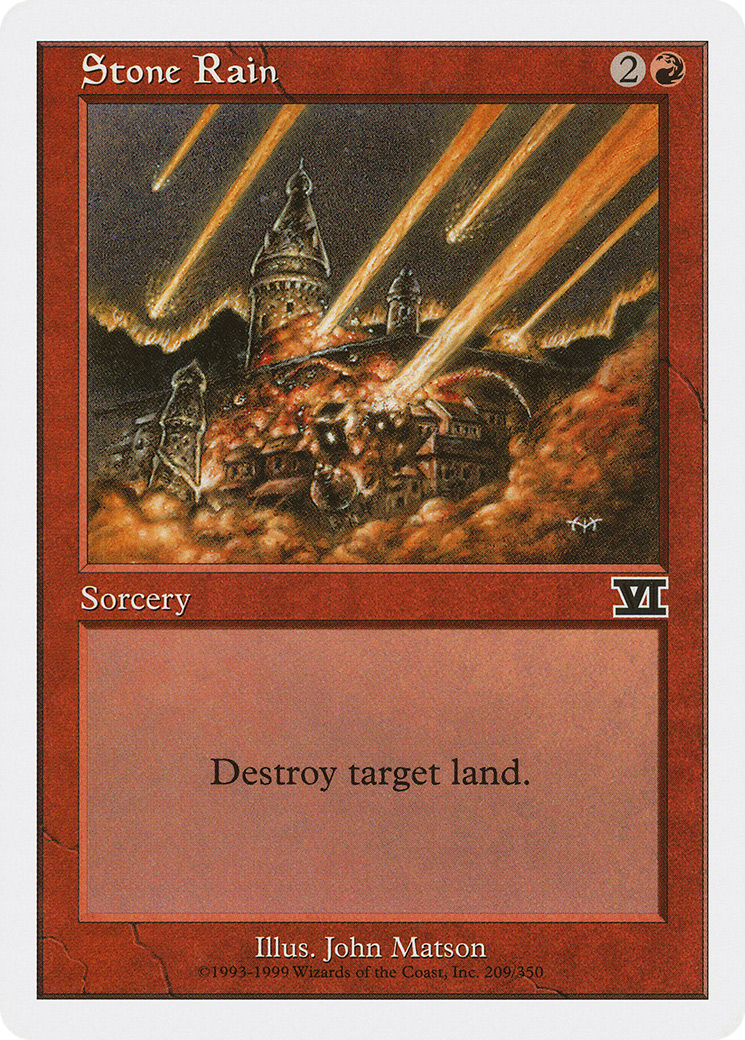 Image of Stone Rain (6ED-209) - Classic Sixth Edition