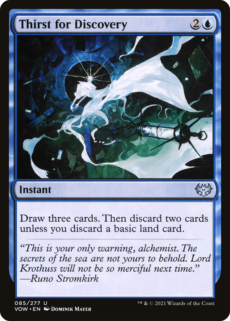 Image of Thirst for Discovery (VOW-085) - Innistrad: Crimson Vow