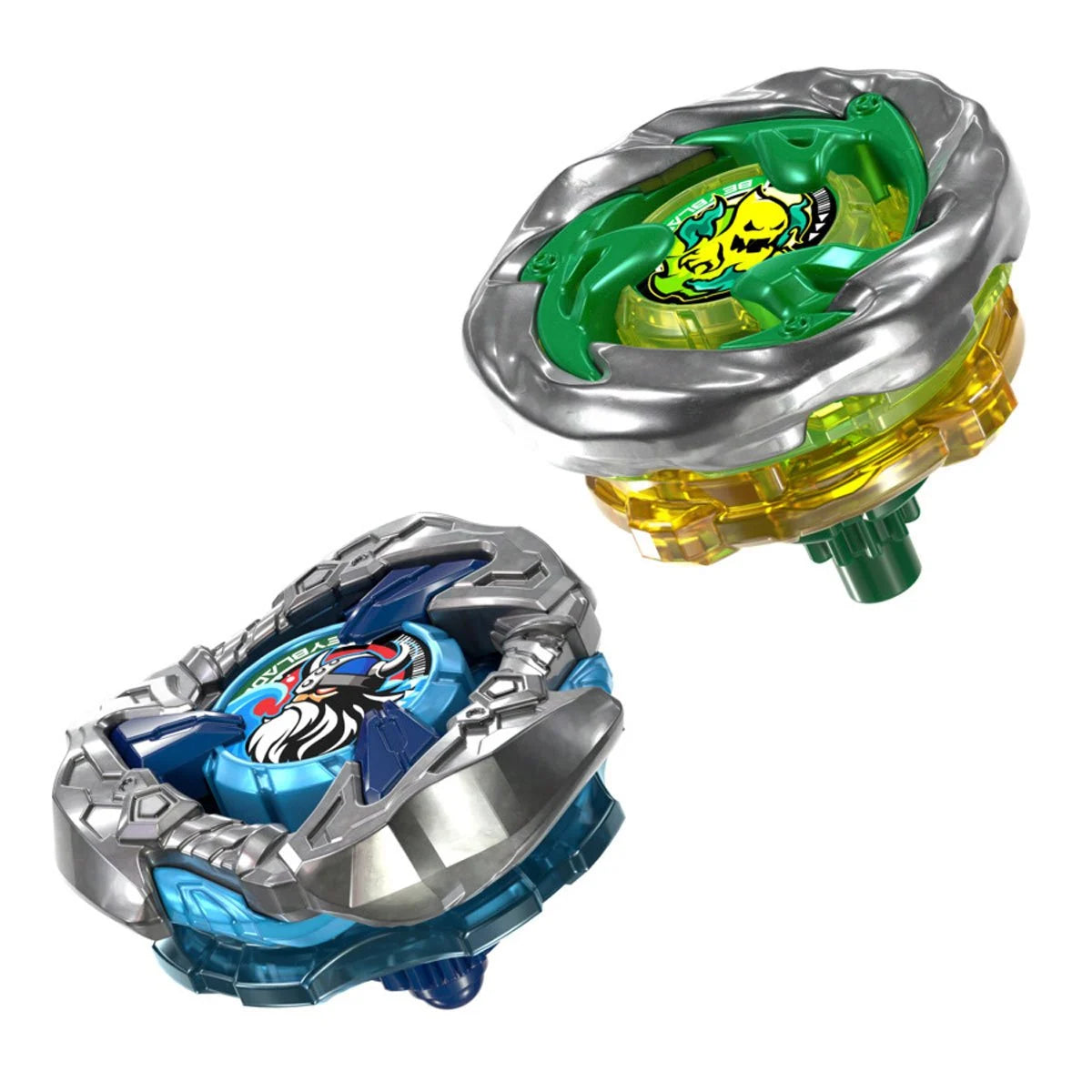 Image of Beyblade X Circle Ghost 4-60LR UX & Hack Viking 4-55O UX Dual Pack Set