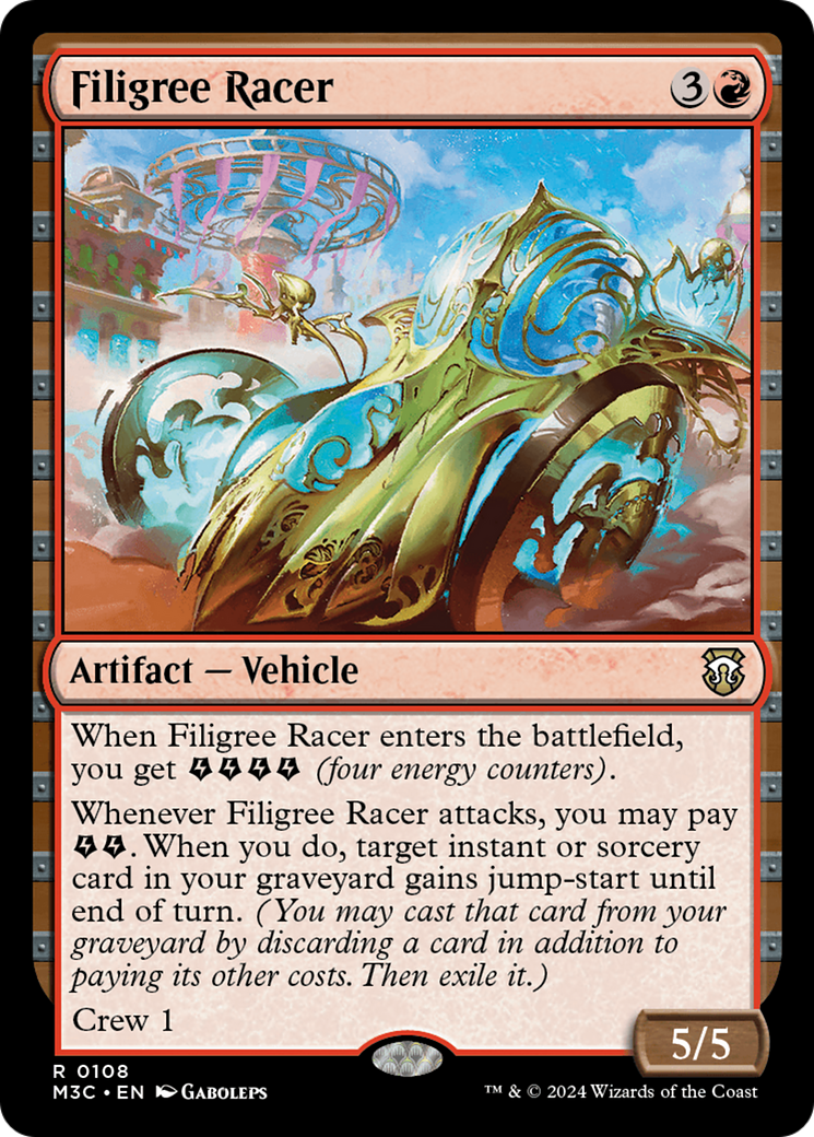 Image of Filigree Racer (M3C-108) - Modern Horizons 3 Commander