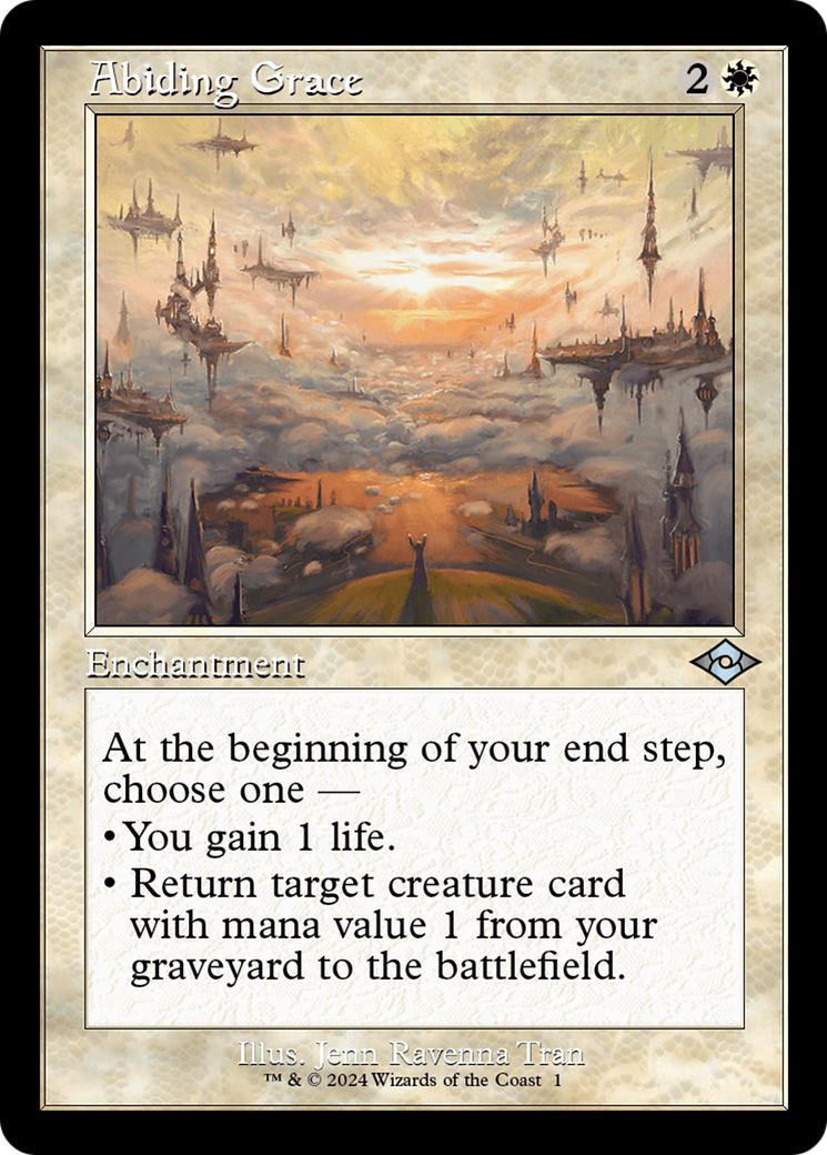 Image of Abiding Grace (Retro Frame) (MH2-001) - Modern Horizons 2 Timeshifts