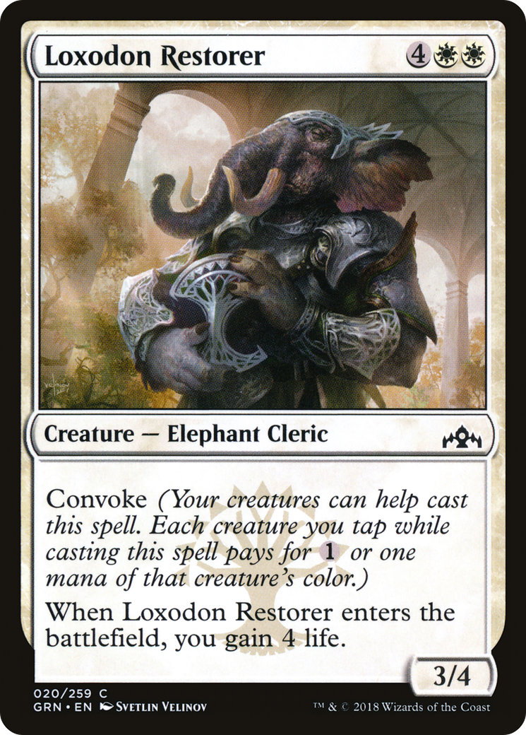 Image of Loxodon Restorer (GRN-020) - Guilds of Ravnica