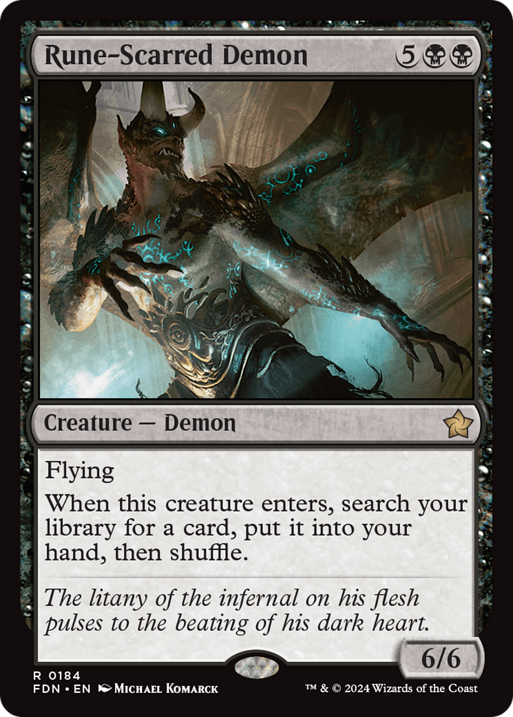 Image of Rune-Scarred Demon (FDN-184) - Foundations