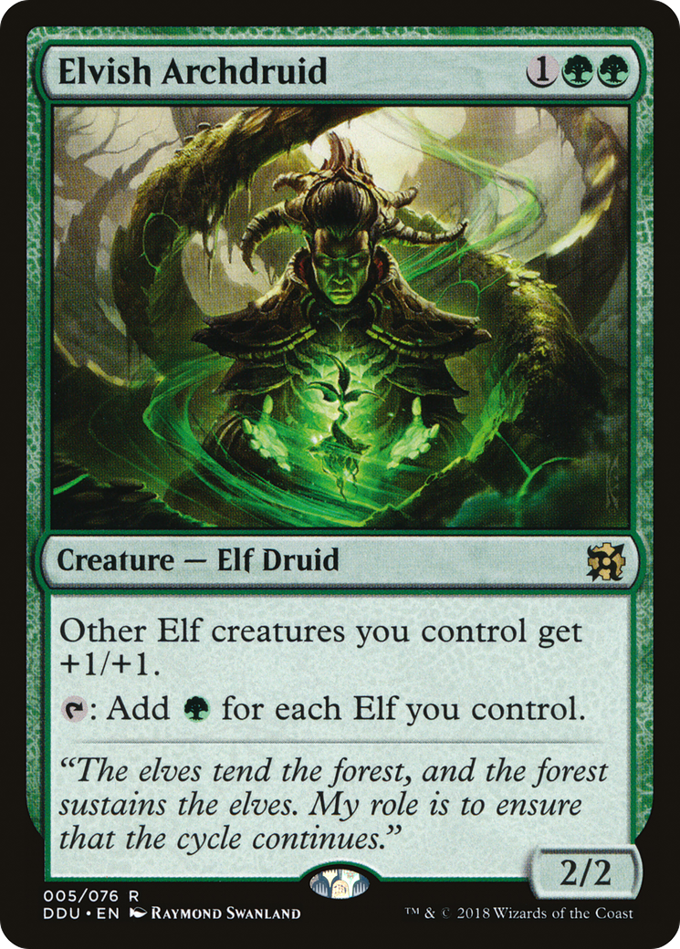 Image of Elvish Archdruid (DDU-005) - Duel Decks: Elves vs. Inventors