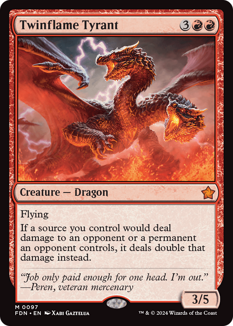 Image of Twinflame Tyrant (FDN-097) - Foundations