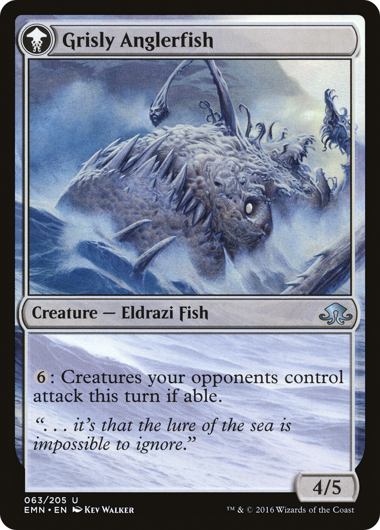 Image of Grizzled Angler (EMN-063) - Eldritch Moon: (mooneldrazidfc)