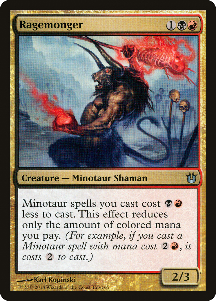 Image of Ragemonger (BNG-153) - Born of the Gods Foil