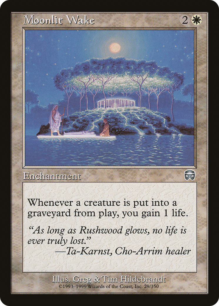 Image of Moonlit Wake (MMQ-029) - Mercadian Masques
