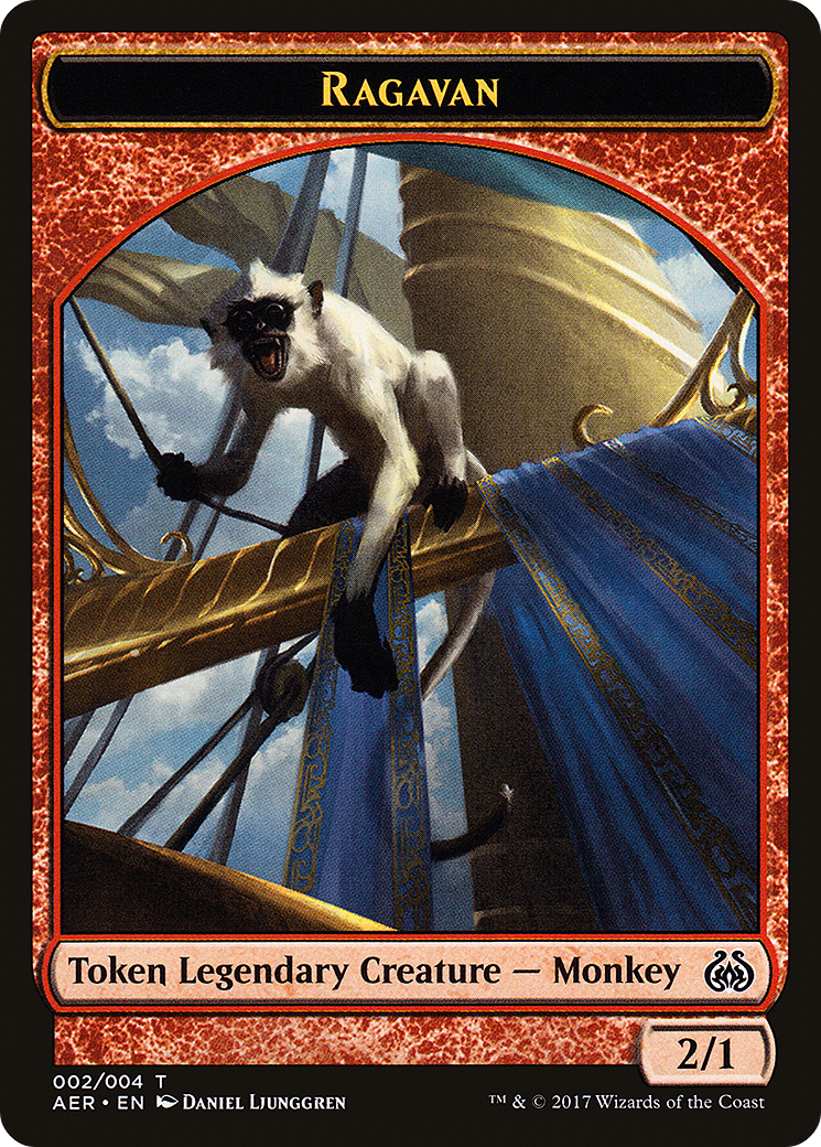 Image of Ragavan Token (AER-002) - Aether Revolt Tokens Foil