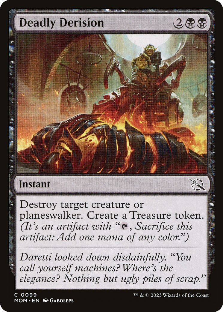 Image of Deadly Derision (MOM-099) - March of the Machine Foil