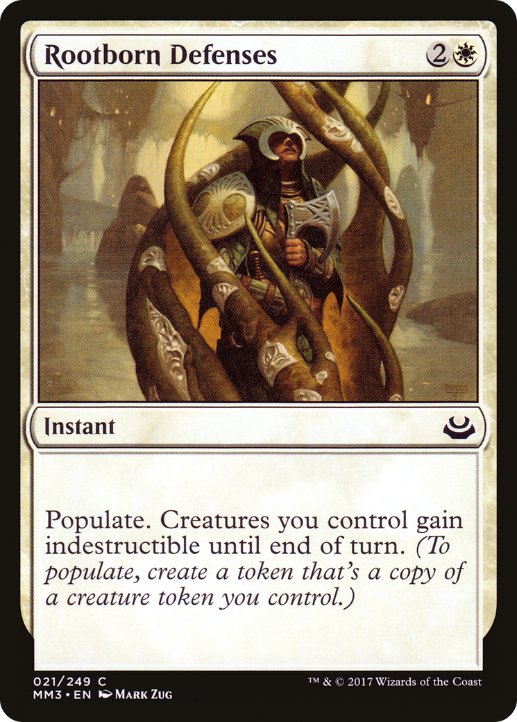 Image of Rootborn Defenses (MM3-021) - Modern Masters 2017 Foil